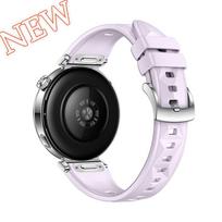 Originalus silikoninis dirželis Huawei Watch GT5 Pro GT5/4 18mm Klasikinė sagtelė Dirželio priedai Huawei GT5/4 41mm GT5 Pro 42mm Huawei Watch 5 42mm gray