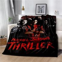 Michael J-Jackson Antklodė Super Minkšta aukštos kokybės Antklodė Kelionei Lovai Sofai Žygiui Lova patogi Antklodė Gimtadienio Dovana 100cm x 150cm