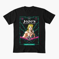 0413 JoJo's Bizarre Adventure Anime Gift t shirt 100% cotton printed Graphic Clothes Y2K clothi XXL black