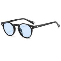 New Round Vintage Sunglasses Men Women Luxury Brand Designer Fashion Sun Glasses Male Female Retro Mirror Other white