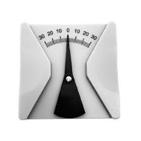 Pointer-Plastic Eyewear Glasses Measuring Angle Ruler for Eyeglasses Protractor 1 white