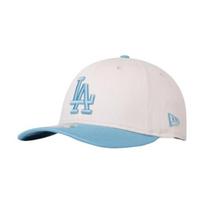New Era New York MLB color matching retro curved brim hard top MCNE940 cotton baseball cap men and women same style couple model blue/ivory 60691346 balta
