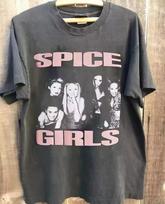 American Summer New Spice Girls Gift Fan Charcoal Unisex T shirt Street Style Cotton Men's Clothing Women's T shirt Streetwear 150 black