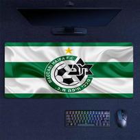 Maccabi Haifa FC Mouse Pad, Large Gaming Desk Mat, Non-slip XXL Mousepad for Laptop & Tablet, Mini PC Playmat with Stitched Edges 30cmx80cm(11.8x31.5inch)