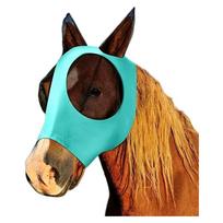 Breathable Mesh Horse Face Mask For Insect Mosquitoes Protections Fly Mask for Hot Weather Training and Competition Use black