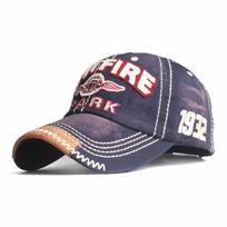 Baseball Cap Men's Fashion Sunscreen Trucker Hat Woman Cotton Summer Hip-hop Hats EMA tamsiai mėlyna spalva