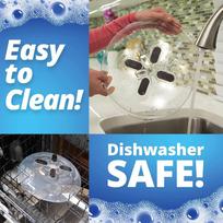 Magnetic Microwave Anti Splatter Cover Plate Guard Lid Anti-Splatter Guard Lid With Steam Vent white