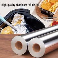 High-Temperature Resistant Food-Grade Aluminum Foil for Air Fryer and Oven Use Food Grade Aluminum Foil Thickened 20 Microns black