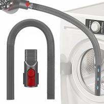 Dryer Vent Lint Hose for Dyson V15s V15 Gen5 V12 V11 V10 V8 V7 Detect Absolute Cyclone Outsize Slim Nozzle Crevice Flexible Lint Removal Tool gray