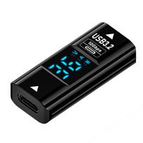 Didelės spartos USB 3.1 moteriškas į Type C moteriškas adapteris 36W greitam įkrovimui ir 10Gbps duomenų sinchronizavimui Nešiojamas dizainas juoda