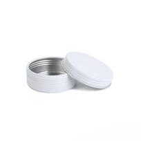 50 vnt. baltos spalvos 25 ml kosmetikos indelis 25 ml aliuminio indelis 25 g aliuminio skardinė 25 g kremo indelis gray