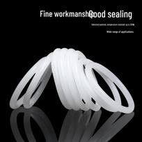 High Temp Resistant Silicone O-Ring, White, OD 48-150mm, Wire Dia 5mm Outer Diameter 130mm x 5mm (1 piece)
