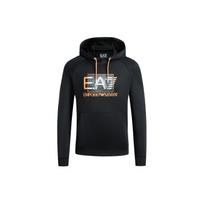 Emporio Armani EA7 SS23 Letter Gradient Print Hooded Pullover Long Sleeve Sweatshirt Men sweatshirt Black 3RPM04-PJ16Z-1200 M black