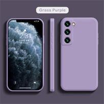 luxury Liquid Silicone Case for Samsung S25 S24 Galaxy S20 S21 S22 S23 FE Plus Note10 20 A52 A31 A41 A71 A51 A72 A70 A50 Coque For Galaxy S25 Plus gray