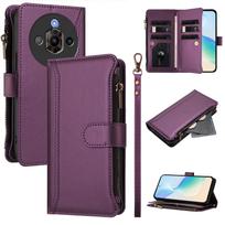 Suitable for ZTE Nubia Focus Pro 5G phone case, nine-card slot magnetic flip leather case Z70/60 Zte ZTE Nubia Z50S