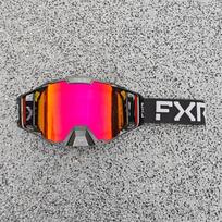 FXR Ski Goggles Double Layers Anti-fog UV400 Snowboard Snow Goggles Snowmobile Eyeglasses Eyewear Outdoor Sport Skiing red