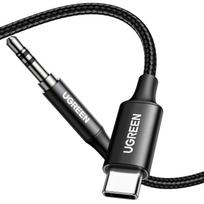 UGREEN USB C to 3.5mm AUX Audio Cable with DAC (32bit/384KHz), 1M Braided Nylon