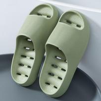 Indoor Bathroom Non Slip Water Draining Slides Slippers For Couples Men And Women 41 gray