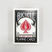 Dviračių pokeris Žaidimų kortų kaladė Kortų žaidimai Magiški gudrybės burtininkui Bicycle 808 Rider Back Black