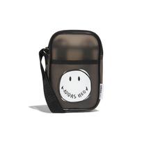 Adidas Neo Smiley Org Sports Polyurethane Small Shoulder Bag Unisex Shoulder Bag Black HA4670 Black black