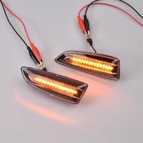 For Opel Vauxhall Astra J K Crossland X Grandland Insignia B Zafira C LED Dynamic Turn Signal Light Side Marker Lamp Blinker beige