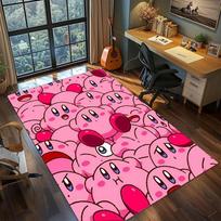 Kirby Neslystantis Plaunamas Grindų Kilimėlis Dekoras, Didelis Plotas Kilimas Idealiai Tinka Miegamajam & Žaidėjų Kambariui Namuose.-TING 80x120cm