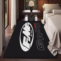FMF Racing Logo Floor Mat Non-Slip Laundry Room Mat Laundry Decor Balcony Child Living Room Household Carpets 80cm x 120cm
