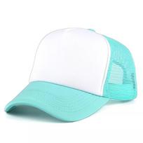 High Quality Blank 5 Panel Foam Printed Men Women Sport Mesh Embroidery Custom Logo Trucker Hat 56-60cm white