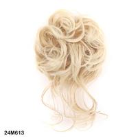 Sintetinis nepaklusnus kuodas su elastine gumyte ir ilgais sruogais Purus kuodas Plaukų priauginimas moterims Cosplay Kasdienė šukuosena beige