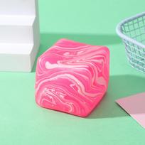 Cube Stress Swirl Sensory Fidget Toys For Anxiety Stress Easing Slow Rising Squeeze Toys Ice Cube Stress Balls For Adults Kids pink