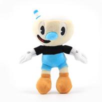 Cuphead Pliušinis žaislas Mugman Pliušinis žaislas Anime Taurė Įdaryta lėlė Miego pagalvė Saulėgrąžų Karalius Kauliukas Puphead Dovana gerbėjams Gimtadienis beige