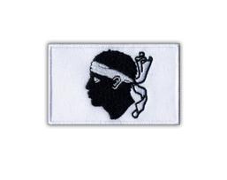 Patchion Flag of Corsica - Magnetic Backing - Embroidered Patch/Badge/Emblem