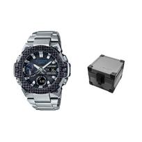 Casio Steel Heart Fashion Trend Quartz Movement Stainless Steel Strap Watch Men watches Black GST-B400XD-1A2PFT Random Watch Box,Black Dial black
