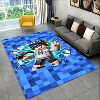 Animacinis R-Robloxs Žaidimų Žaidėjo Kilimas Kilimas Žaidimų Kambariui Miegamajam Svetainei Sofai Namų Dekoras, Vaikų Plotas Kilimas Neslystantis Grindų Kilimėlis 80x120cm