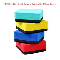 10Pcs Eva Felt Whiteboard Eraser Office Supplies Dual -Color Magnetic Marker Cleaner Square Blackboard Wipe Meeting Room Supples A2 yellow