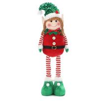 Kalėdiniai ištraukiami nykštukai - Rankų darbo Kalėdų švediški Tomte pliušiniai skandinaviški papuošalai figūrėlė nykštukai dovanos langui namų ir švenčių dekoras red
