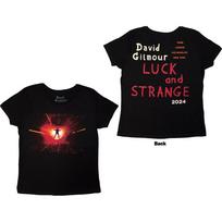 David Gilmour Luck & Strange Stage Shot Short Sleeve Tee Black New XXXL brown