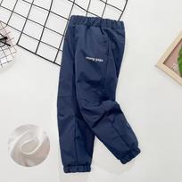 Kids Windproof Outdoor Windbreaker Pants Unisex Boys Girls Casual Sports Long Trousers 120 blue