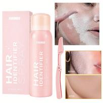 Hair Identification Spray (With Hair Removal Knife-Lotion Spray), Armpit Leg Hair Armpit Hair Full B white