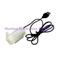 1pcs DC 3-5V USB Micro Submersible Mini Low Noise Brushless Water Pump for Aquariums Fish Tank Pond Fountain Hydroponics Garden 1 White Horizontal
