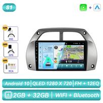 Skirta Toyota Rav 4 RAV4 2001 - 2006 Android automobilio radijas Multimedia vaizdo grotuvas Navigacija GPS Carplay Jutiklinis ekranas Automobilinis stereo garsas Pažangios sistemos 4CORE 2G 32G black