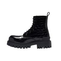 Balenciaga Strike Combat Boots Black Women's 600970WA9D01000 36 black