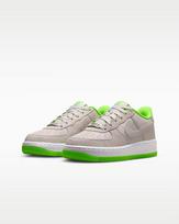 IO4610-002 Nike Air Force 1 Low  Vast Grey/Electric Green  (GS) 4Y white