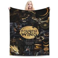 F-Fourth W-Wing Dragon Blanket Soft Fleece Relax Gift  Throw Blankets Plush Thin Quilt 150cmx200cm
