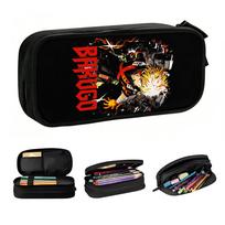 My Hero Academias Katsuki Bakugo  Kawaii Pencil Cases Girl Boy Large Capacity Anime Manga  Pencil Box Student School 21x10.5x5cm black