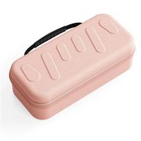 Carrying Case Fit for ROG Ally X Water Proof Scratch Proof Large Capacity Handheld Game Console EVA Hard Case rožinė