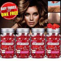 4 Bottles Hair Essence Capsules Repairing Serum, 40 Capsules Per Bottle, Rich In Vitamin A, C, E, Pa 1 Bottle / Red black
