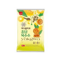 SPC SAMLIP korėjietiški tradiciniai medaus sausainiai, saldžiosios arbatos gėrybės Yakgwa (6 Parinktys) Chodang corn Yakgwa 500g beige