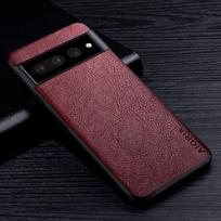 Leather Case for Google Pixel 7 6 Pro Business Style Premium Retro Litchi Pattern Protective Back Cover for Pixel 7A 6A Case Pixel 7  Pro kava