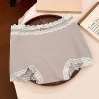 Girls in The Spring and Autumn Period and The Antibacterial Non Trace Letters Don't Clip Hip Waist Boxer Briefs Einson XXL violetinė